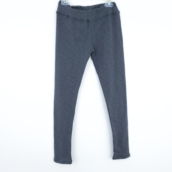 Olivaceous Leggings Medium Gray Pants Stretchy Cotton, Modal Elastic Waist - Picture 1 of 4